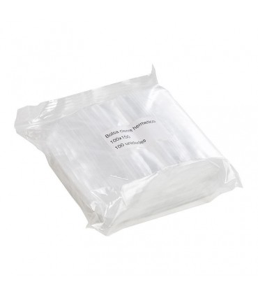 Bolsas Cierre Hermético ZIP 100x150 mm. Pack de 100 uds.