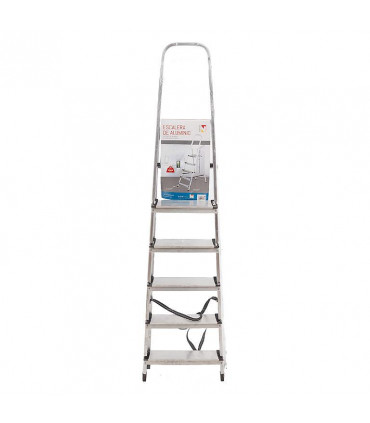 Escalera de aluminio de 6 peldaños