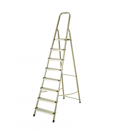 Escalera de aluminio de 8 peldaños