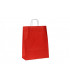 Bolsas de papel con Asa Rizada 32x12x40 Rojo- Caja 250 uds