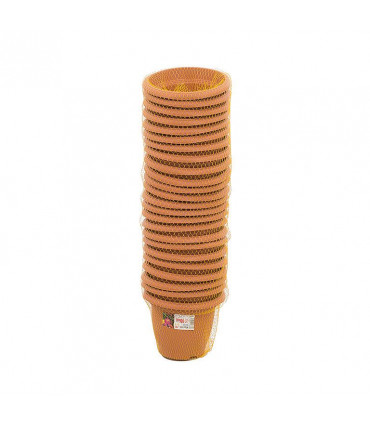 Macetas redondas de 18 cm. de diámetro. Terracota. 24 macetas