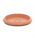 Platos para macetas redondas de 20 cm. de diámetro. Terracota. 24 platos