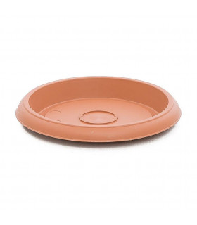 Platos para macetas redondas de 20 cm. de diámetro. Terracota. 24 platos