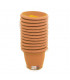 Macetas redondas de 23 cm. de diámetro. Terracota. 12 macetas