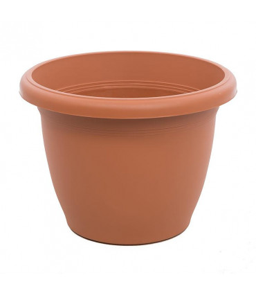 Macetas redondas de 31 cm. de diámetro. Terracota. 12 macetas