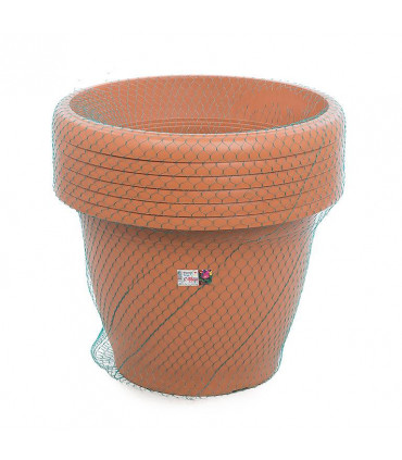 Macetas redondas de 65 cm. de diámetro. Terracota. 6 macetas