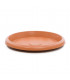 Platos para macetas redondas de 65 cm. de diámetro. Terracota. 6 platos
