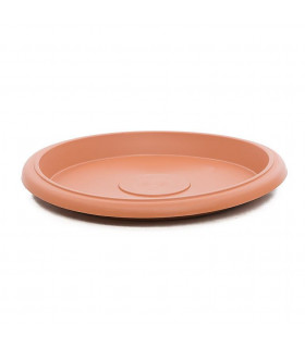 Platos para macetas redondas de 70 cm. de diámetro. Terracota. 6 platos