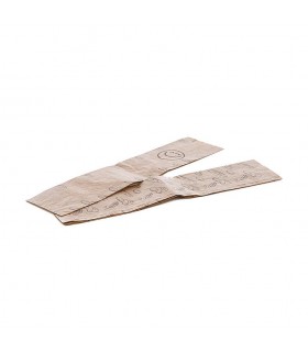 Bolsas de papel kraft para 2 baguettes. 12+6x51 cm. Caja de 1.000 uds.