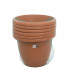 Macetas redondas de 55 cm. de diámetro. Terracota. 6 macetas