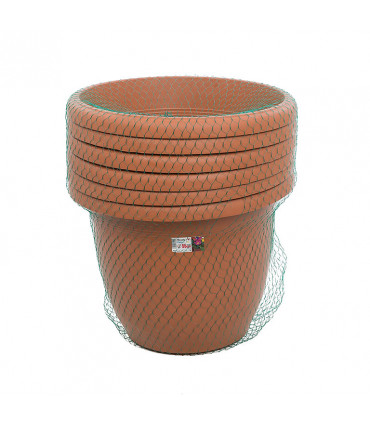 Macetas redondas de 55 cm. de diámetro. Terracota. 6 macetas
