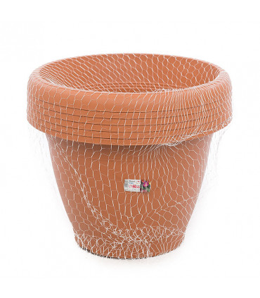 Macetas redondas de 60 cm. de diámetro. Terracota. 6 macetas