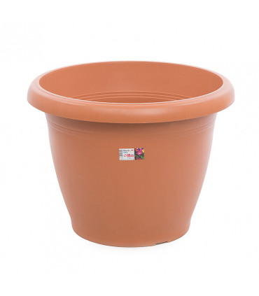 Macetas redondas de 65 cm. de diámetro. Terracota. 6 macetas