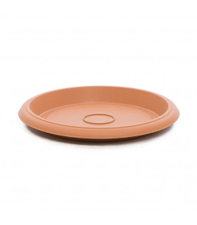 Platos para macetas redondas de 60 cm. de diámetro. Terracota. 6 platos