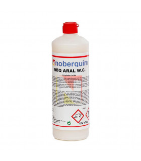 Limpiador de cal Sanitarios NBQ Aral W.C. 1 L -  Botella 1 L 