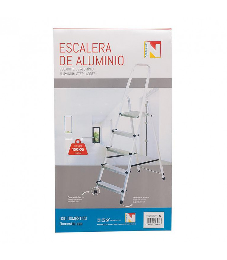 Escalera Aluminio 3 Peldaños l Bazar- Textiles LD