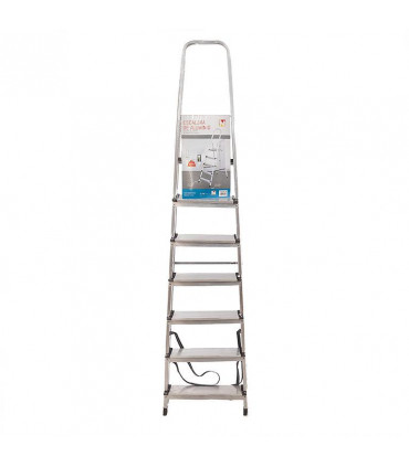 Escalera de aluminio de 7 peldaños