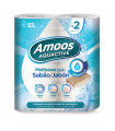 Rollo Cocina 3 capas "AMOOS Aquactive Jabon" x2 - Fardo 15 paq X 2 rollos