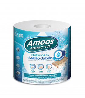 Rollo 3 capas "AMOOS Aquactive Jabon XL" -  Fardo 6 rollos br /