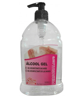 Gel Hidroalcoholico "Glow" 500 ml -  Botella 500 ml 