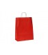 Bolsas de papel con Asa Rizada 32x12x40 Rojo- Caja 250 uds