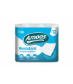 Higienico "AMOOS Resistant"x12 2 Capas Blanco 13 mts - Fardo 9 paq x12 rollos