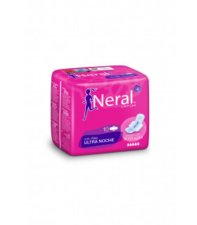 Compresa Ultra Noche Alas "Neral" 10 uds. - Caja 12 paquetes