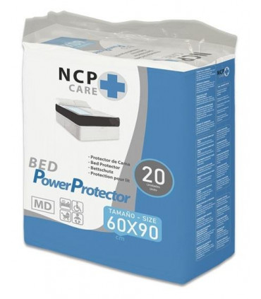 Protector de Cama 60x90 Power Protector 20 uds. - Caja 6 paquetes