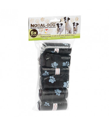 Bolsas para Recogida de Excrementos-  6 Packs - 6 Rollos por pack