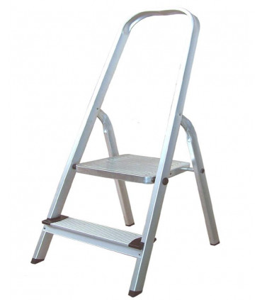 Escalera de aluminio de 2 peldaños