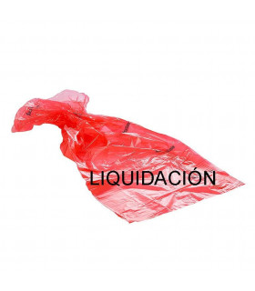 Saco costura soluble rojo 100x70 hidrosoluble lisa - Caja de 250 Unidades