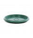 Platos para macetas redondas de 42 cm. de diámetro.  Verde. 12 platos
