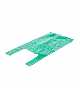 Kilos Camiseta 42x53 70% reciclado 50 micras verde Block B.P. - Paq 1 Kg