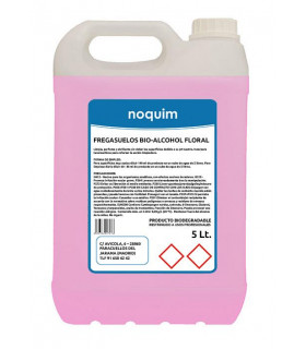 Limpiador Bio-alcohol Floral 5 L noquim - Garrafa 5 L