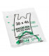 Bolsas asa camiseta resistentes 30x40 cm 70% reciclado Blanca - Pack 50 uds