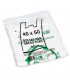 Bolsa asa camiseta resistentes 40x50 cm 70% reciclado- Pack 50 uds