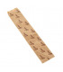 Bolsas de papel kraft para 1 baguette. 9+4x48 cm. Caja de 1.000 uds.