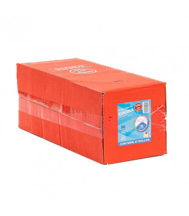 Bolsas de Basura 30 litros 55x60  Azul "Smile bag" - Caja 21 rollos