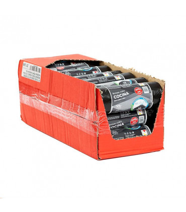 Bolsas de Basura 30 litros 55x60 Negra "Smile bag"  - Caja 21 rollos