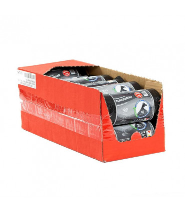 Bolsas de Basura Comunidad 100 L 85x105 Negra "Smile bag" - Caja 12 rollos