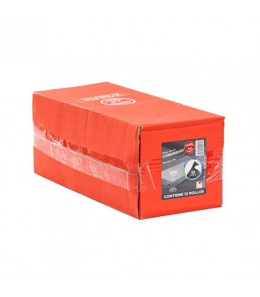 Bolsas de Basura Comunidad 100 L 85x105 Negra "Smile bag" - Caja 12 rollos