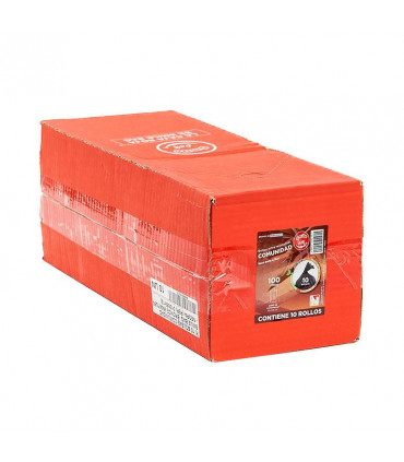 Bolsas de Basura Comunidad Bronce 100 L 85x105 Negra "Smile bag" - Caja 10 rollos