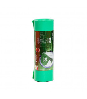 Bolsas de Basura Comunidad 120 L  85x105 Verde "Smile bag" - Caja 12 rollos