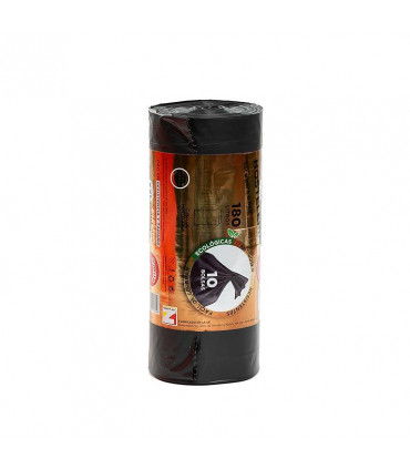 Bolsas de Basura Comunidad Oro 180 L 115x150 Negra  "Smile bag" - Caja 6 rollos