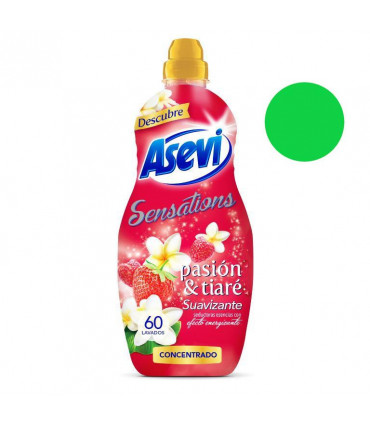 Suavizante Asevi Sensations Pasion 60 dosis- Caja 10 uds
