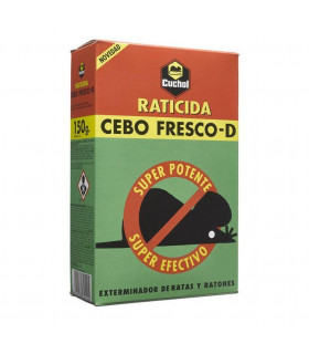 Raticida Cuchol Cebo Fresco 150 gr - Caja 10 uds