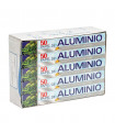 Papel Aluminio 50 metros-Caja 10 rollos