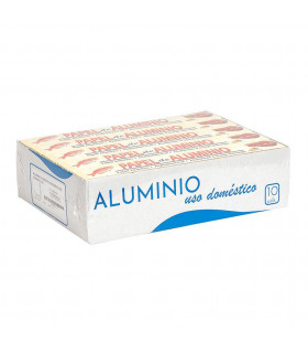 Papel Aluminio 50 servicios - Caja 10 rollos