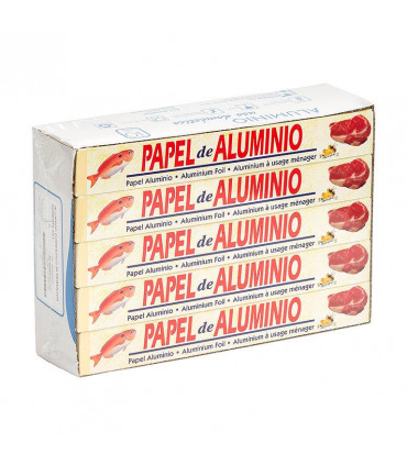 Rollo Aluminio 50 servicios - Caja 10 rollos