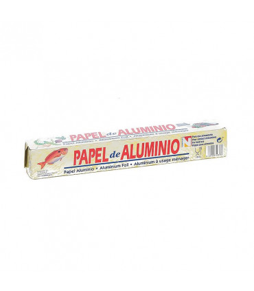 Papel Aluminio 50 servicios - Caja 10 rollos